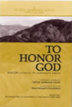 To Honor God: DACOR’S Pursuit of Corporate Virtue