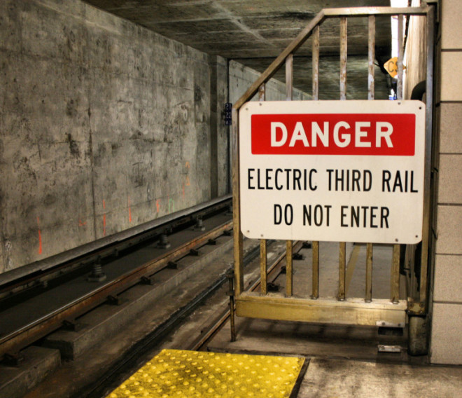 Danger-Electric Third Rail-Do Not Enter