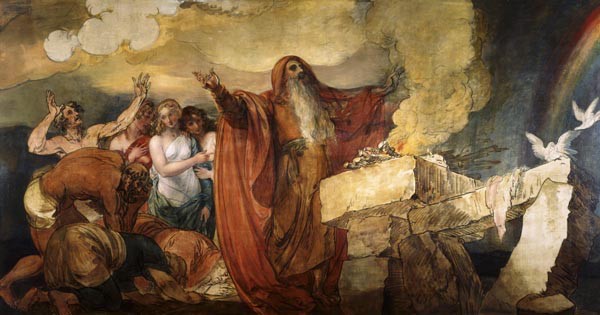 Noah Sacrificing after the Deluge, by Benjamin West, San Antonio Museum of Art