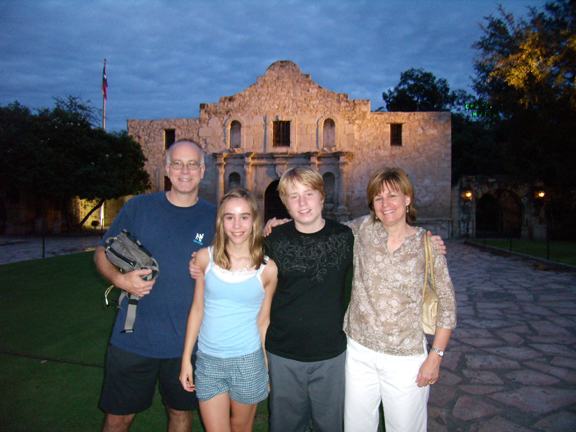 The obligatory Alamo photo above is from our first week in Texas.