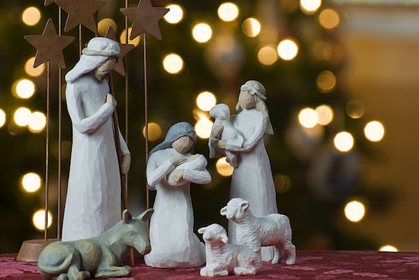 Nativity Scene, Willow Tree Figurines.