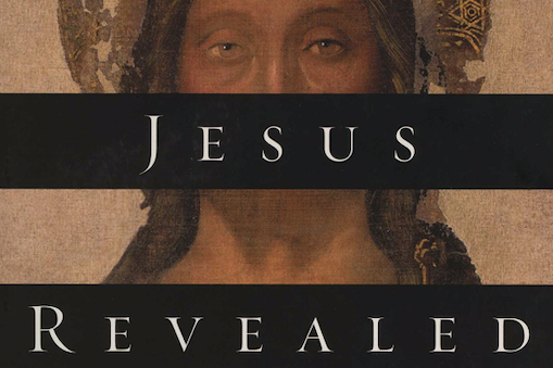 A book cover showing an icon of Jesus with the words "Jesus Revealed" across it
