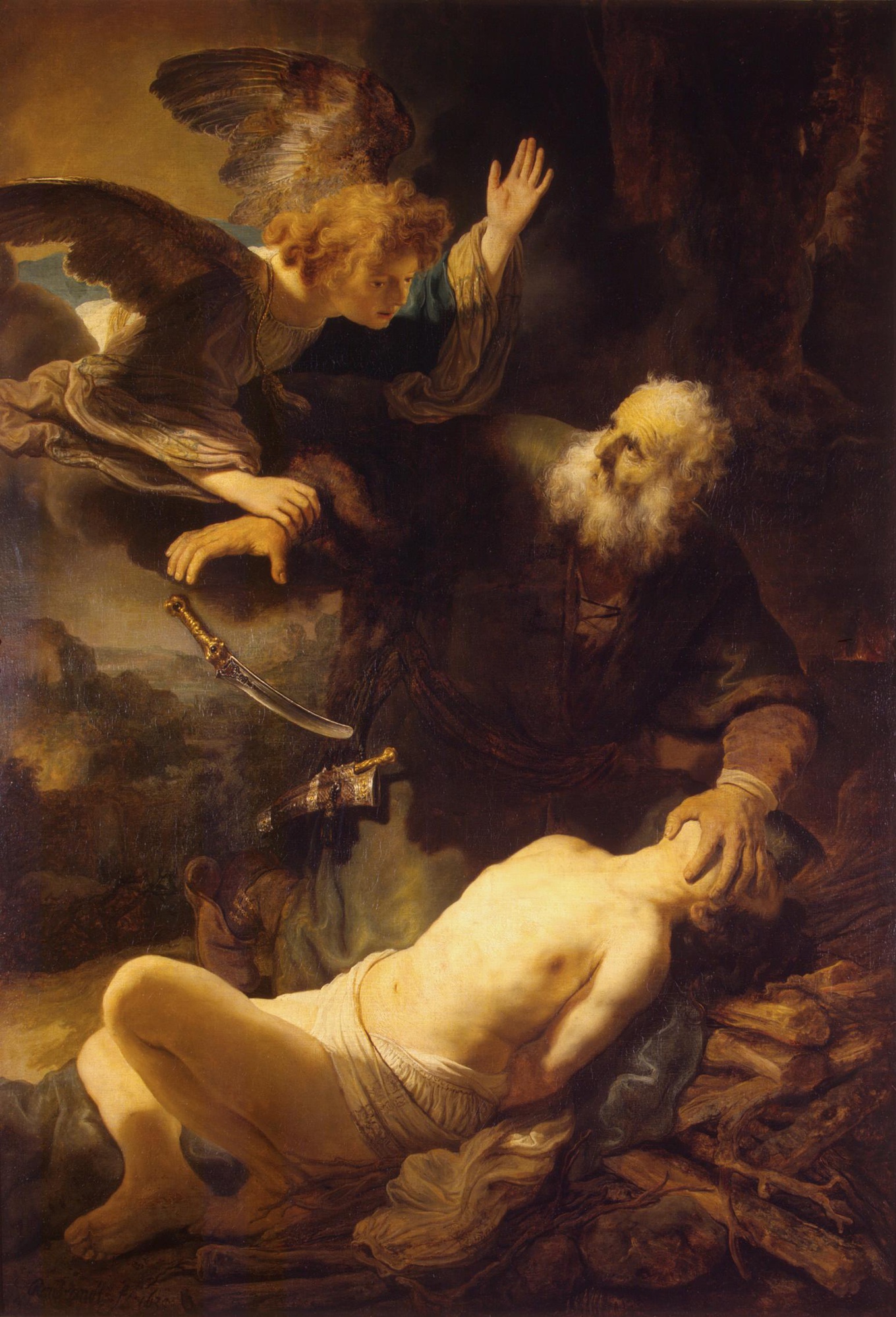 rembrandt sacrifice of isaac