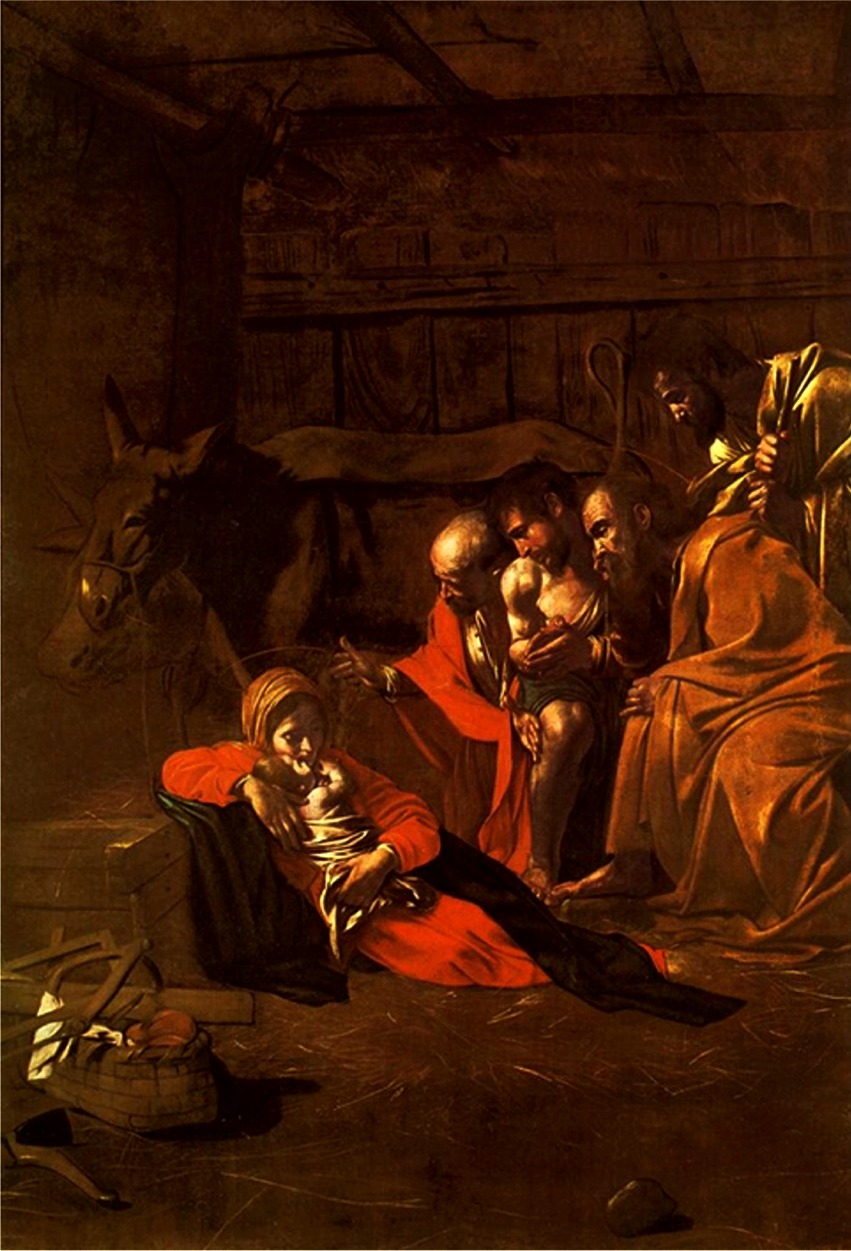 Caravaggio, Adoration of the Shepherds (1609)