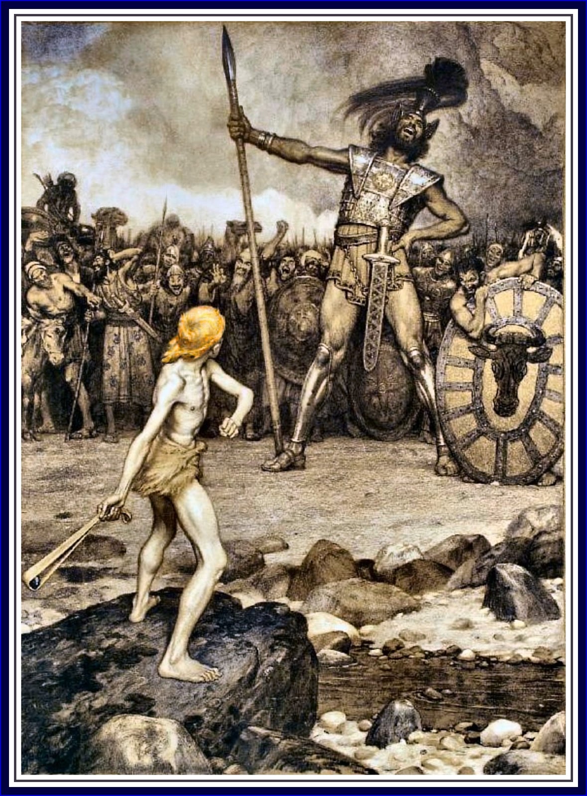 Osmar Schindler, David und Goliath (1888)