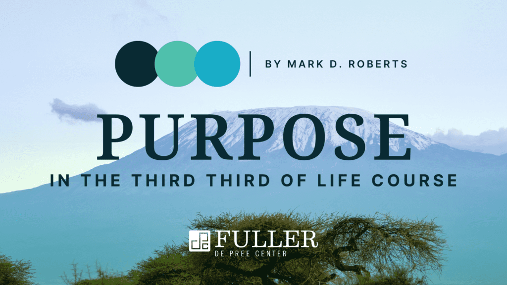 Introducing our newest course: Purpose in the Third Third of Life image